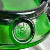 Cendrier vert en verre 70