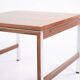 Side table / lamp table – rosewood – aluminium – 1960s