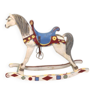 Old carousel horse