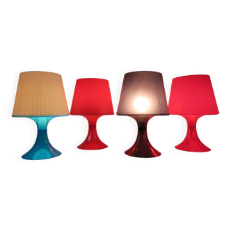 4 Ikea lamps, Lampan, design Carl Ojerstam / Magnus Eleback, 90s