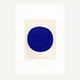 Painting duo on paper - zoé and neo - majorelle blue - signed Eawy