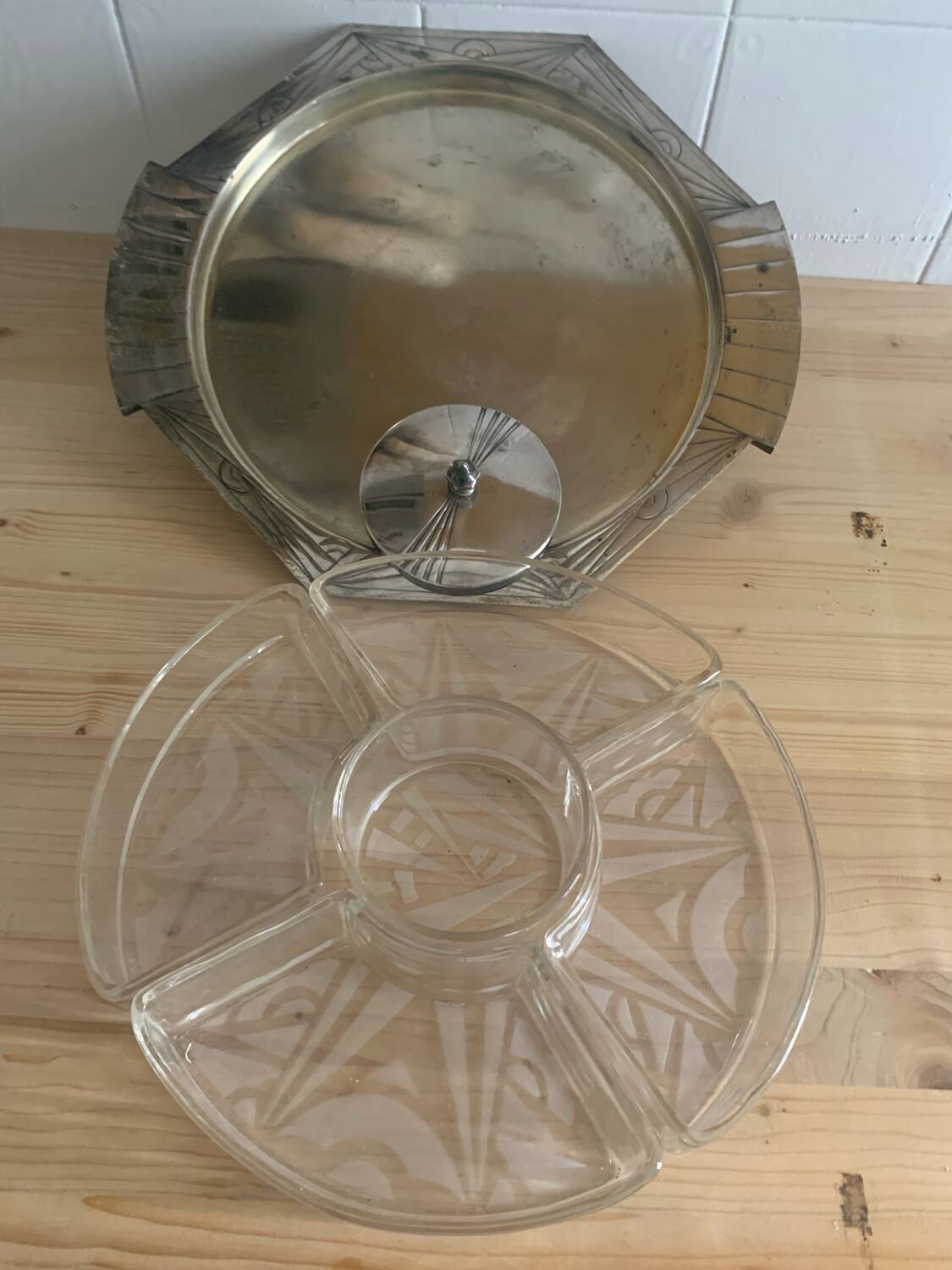 Arts Deco Hors d'oeuvres Plate