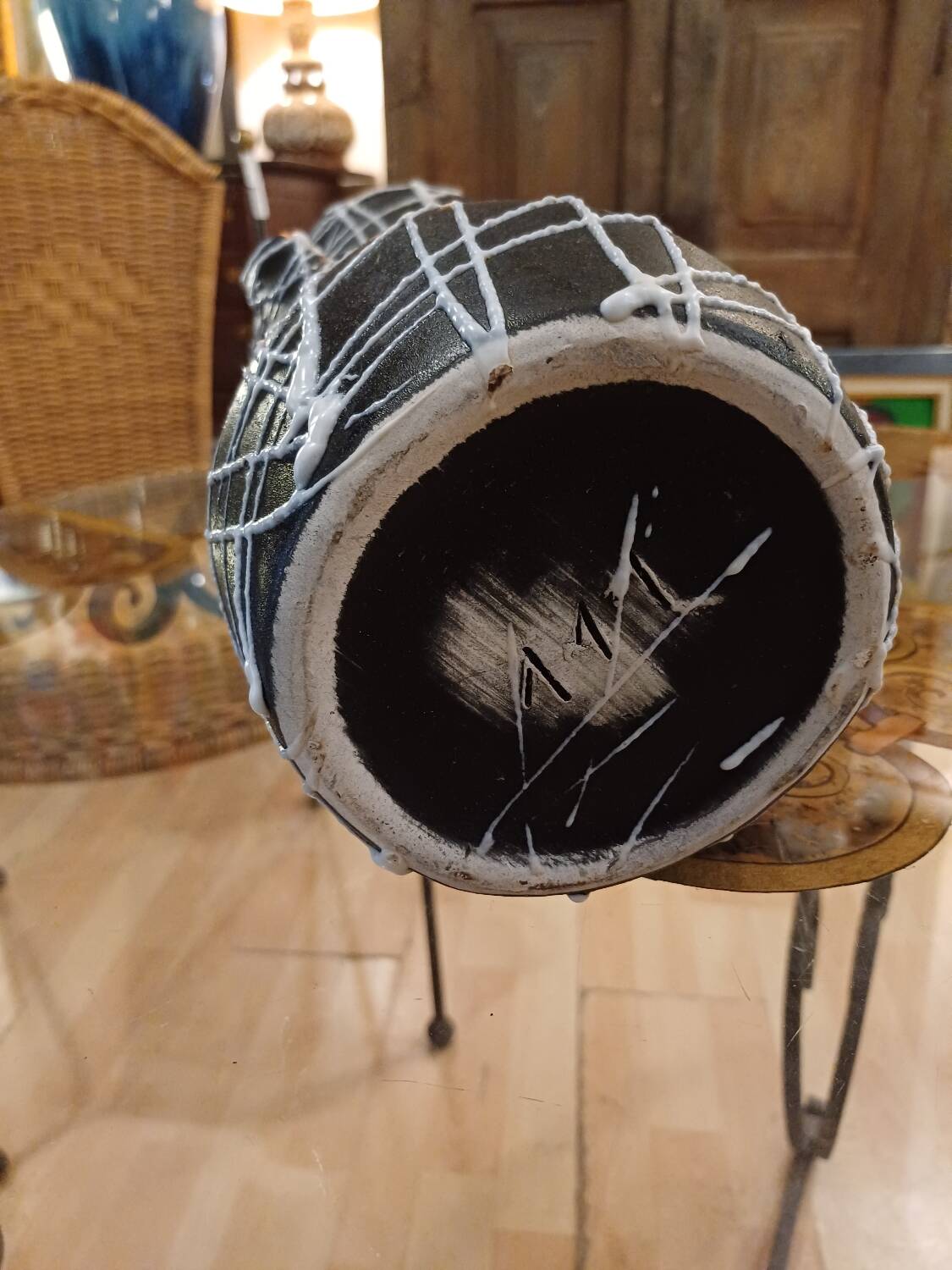 Beautiful Vintage Vase, Vallauris Ceramics 1950, 1960