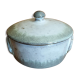 Pot with glazed glazed ceramic lid Ø 12.5 cm handmade