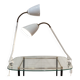Pair of large modular scandinavian design wall lights from the 1950s.