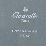 Série de 8 grandes assiettes Christofle