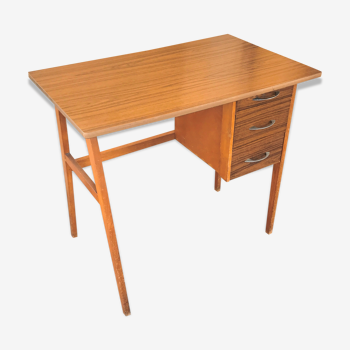 Bureau de 1950 en formica pieds compas