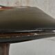 Four swivel chairs - metal base - smoked brown plexi shell - black skaï seat