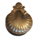 Shell-shaped brass catchall