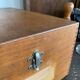 Set of 2 wooden plug boxes