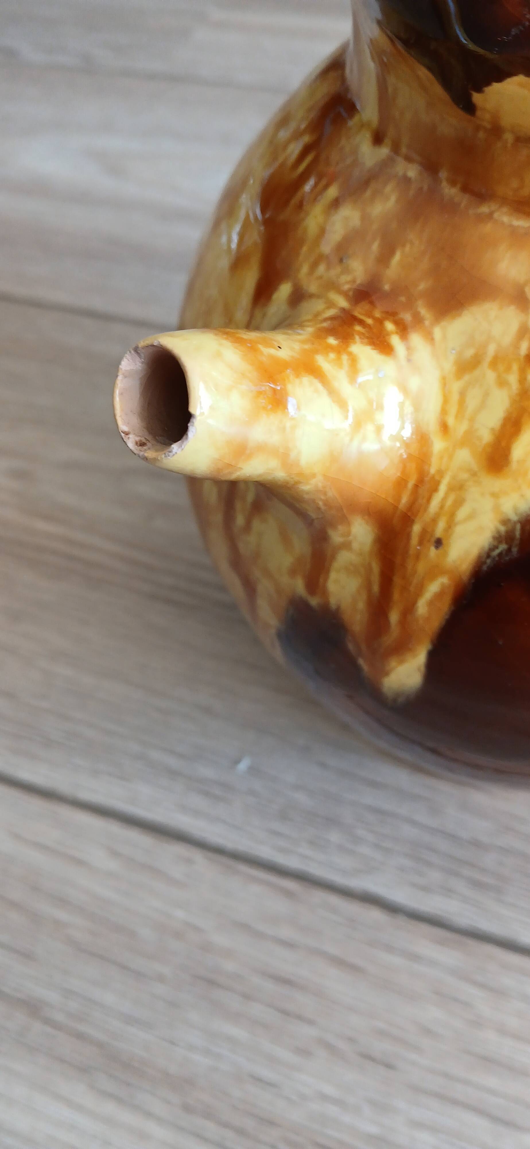 Vintage Vauzelle Oléron water pitcher