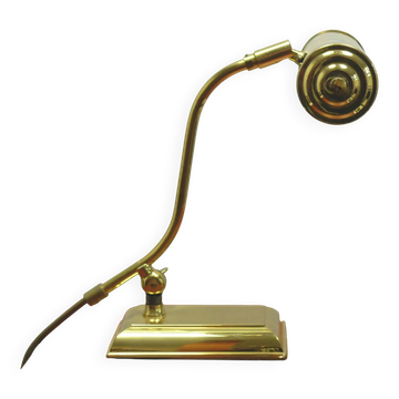 Lampe de piano en laiton, Sölken, années 1970