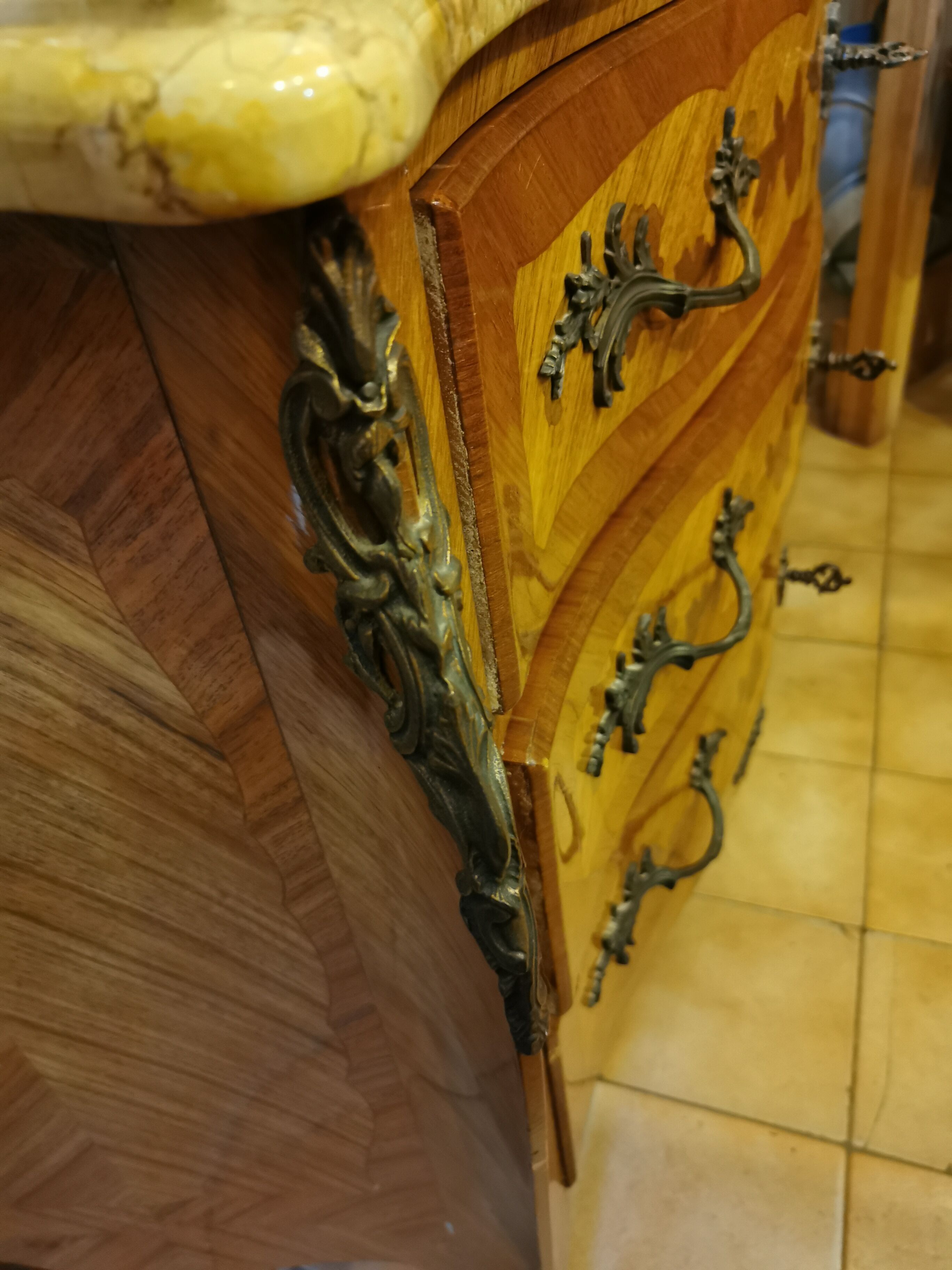 Louis XV style branded dresser