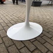 Original Knoll Tulip oval dining table (198cm) Carrara marble