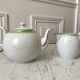 Duo of a teapot and a milk jar 60s