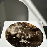 Dish in petrified wood