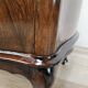 Pair of 1940s Chippendale bedside tables in walnut burl