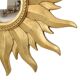 Vintage Gold Sunburst Convex Mirror 54cm