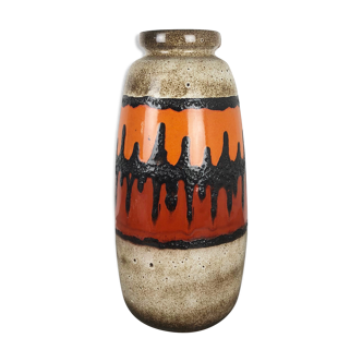 Floor vase fat lava "284-47" vase by Scheurich, Germany, 1970s