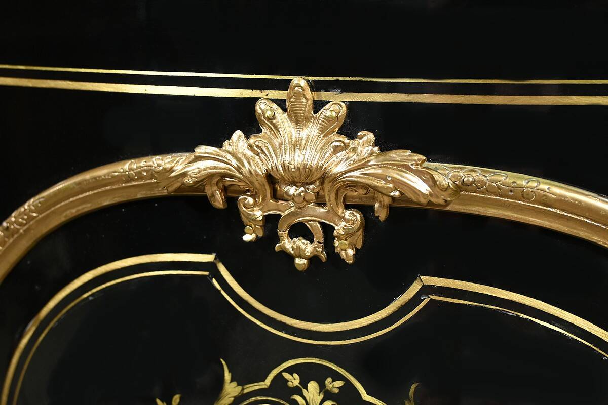 Support Furniture in Blackened Pear Wood, Napoleon III Period – Mid 19th Century