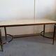 Marble and brass coffee table