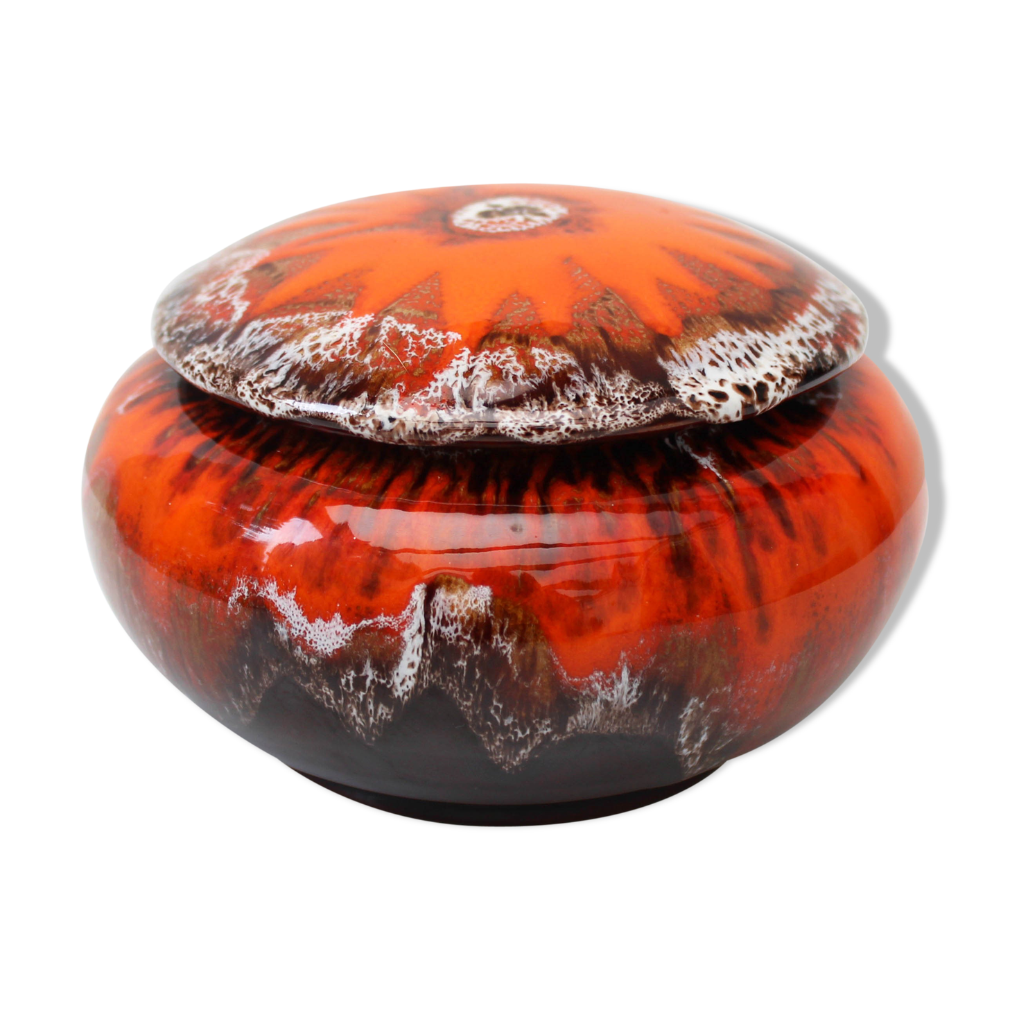 Vallauris ceramic candy box