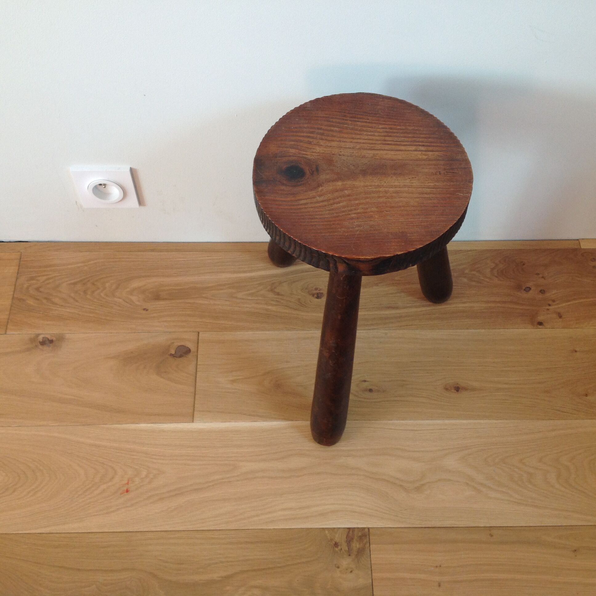 Brutalist trafficking tripod stool