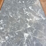 Art deco oak and marble sideboard