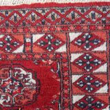 Vintage afghan Ersari handmade carpet 62cm x 88cm 1970s