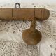 Natural wood wall coat rack