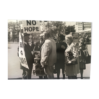 Photo années 80 "no hope manifestation americaine"