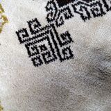 Tapis vintage français Savonnerie 242cm x 349cm - 1C1014