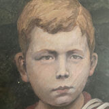 Portrait ancien de jeune homme