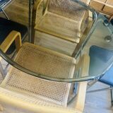 Chaises vintage cannage Olivo Pietro