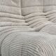 Togo sofa in beige corduroy attributed to Michel Ducaroy for Ligne Roset