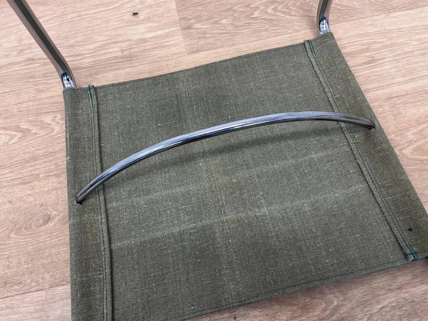 Tabouret Bauhaus chromé Thonet B8 par Marcel Breuer, 1930