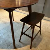OSSO high Ethnicraft table and 5 stools