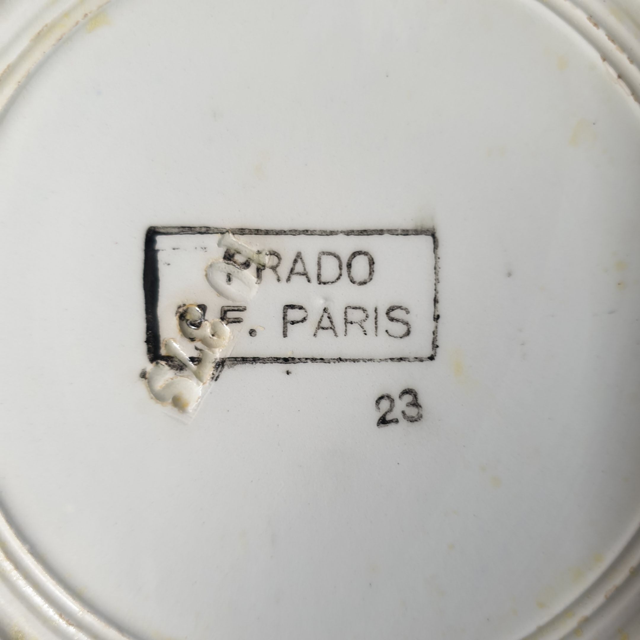 Set of 4 vintage plates