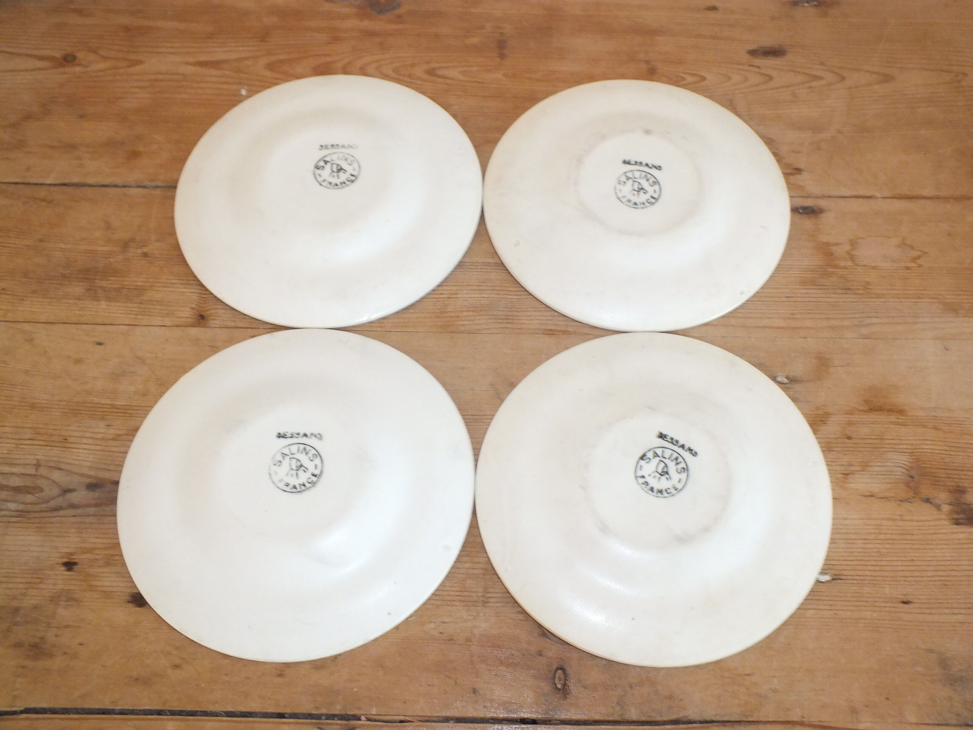 Set 4 vintage cups 60s Salins model Bessans