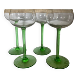 4 white wine glasses from Alsace Heim