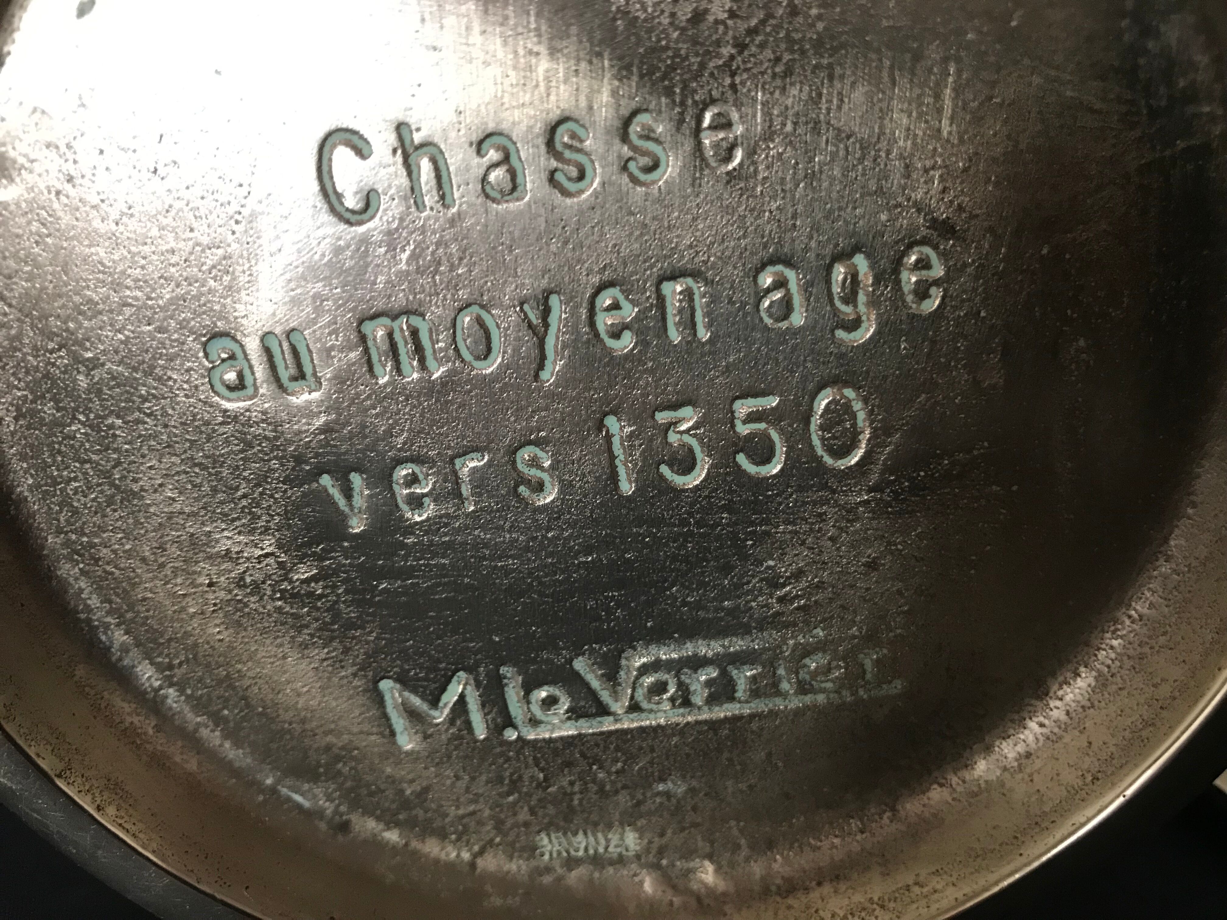 Max Le Verrier bronze tobacco pot