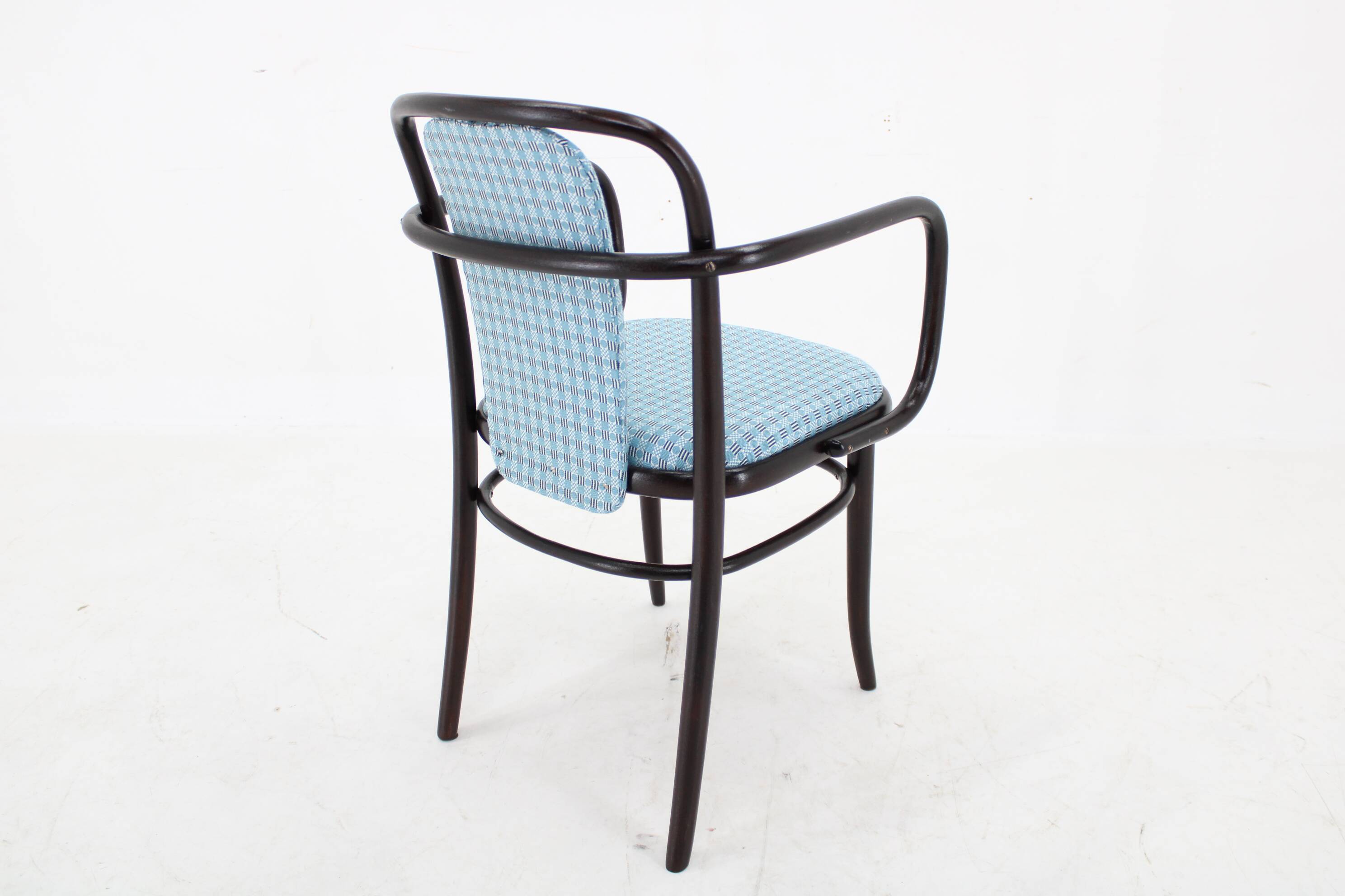 1970s Beech Bentwood Chair by Ton ,Czechoslovakia