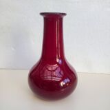 Vase ancien en verre soufflé à la bouche