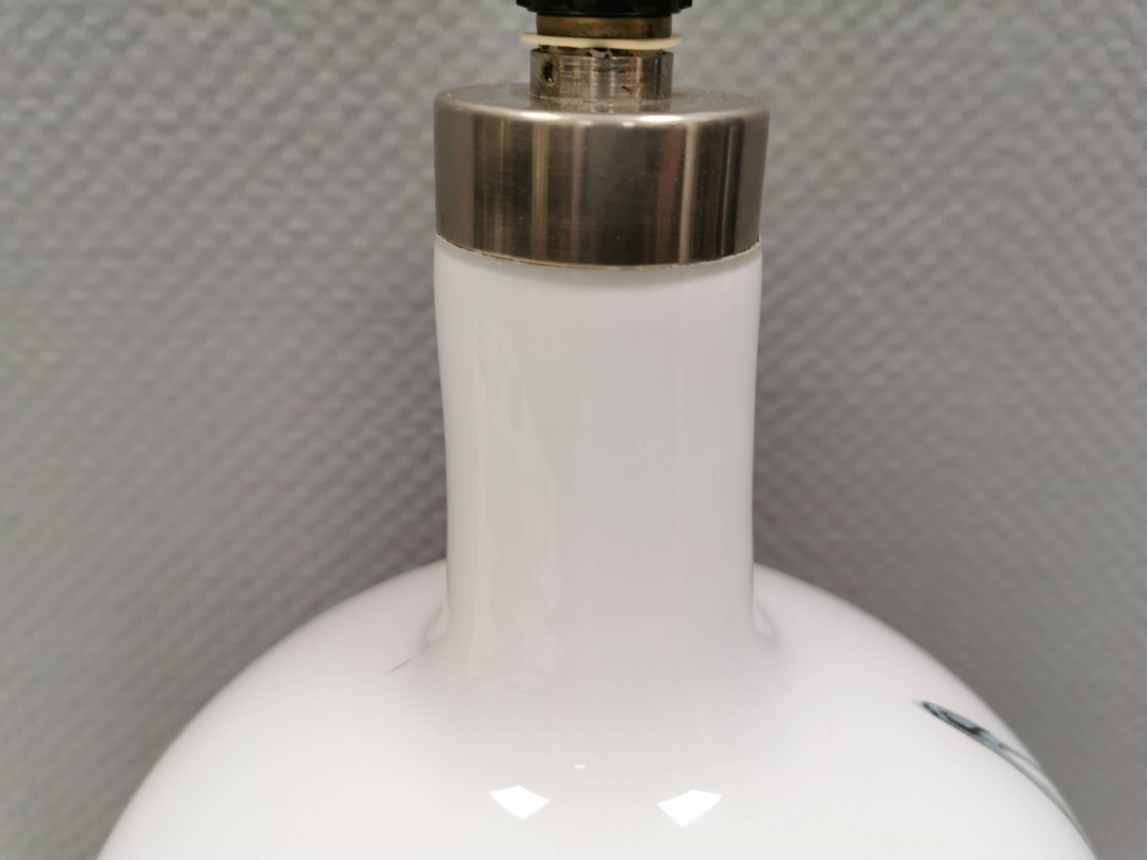 Crazy table lamp designed by Michael Bang for Holmegaard in 1973.