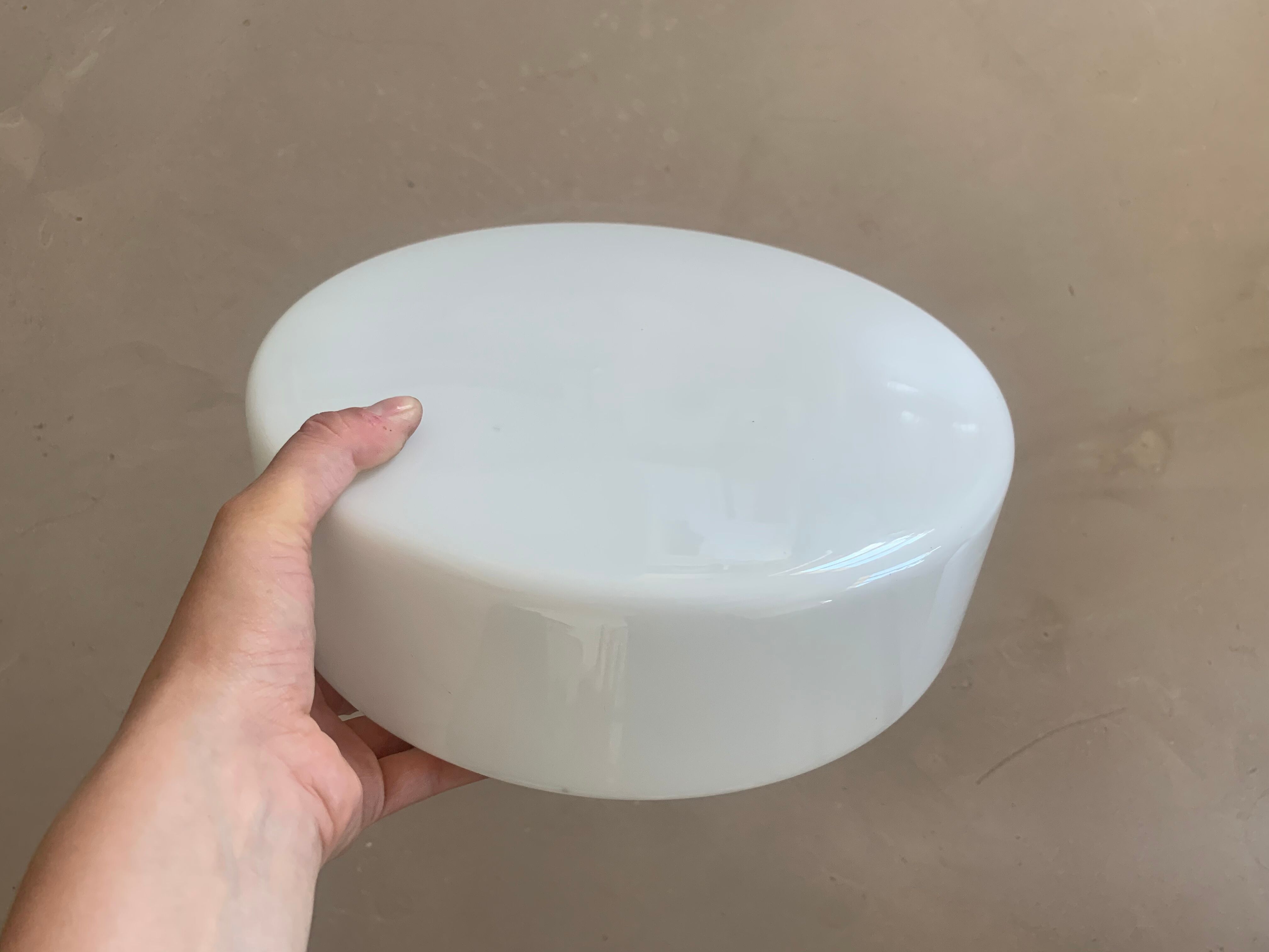 Ceiling lamp opaline D28cm