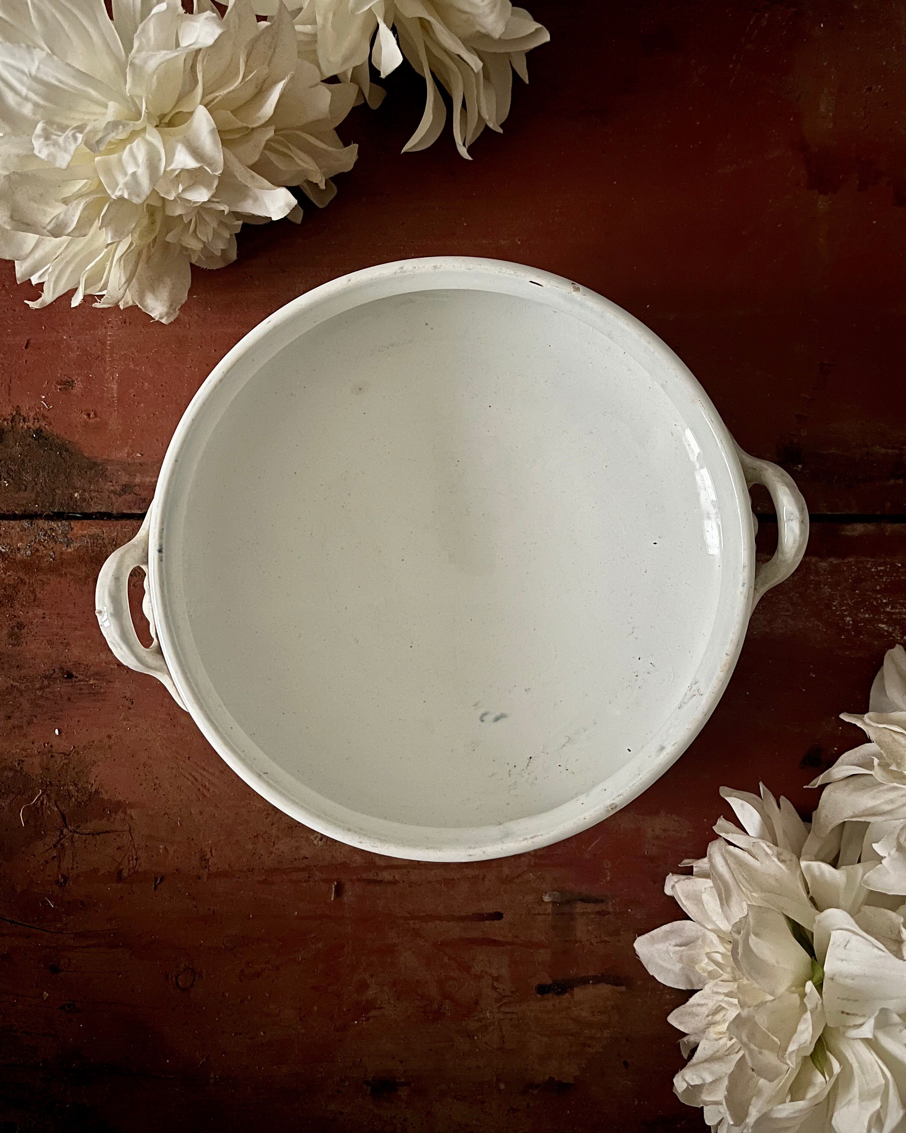 Antique ironstone soup tureen