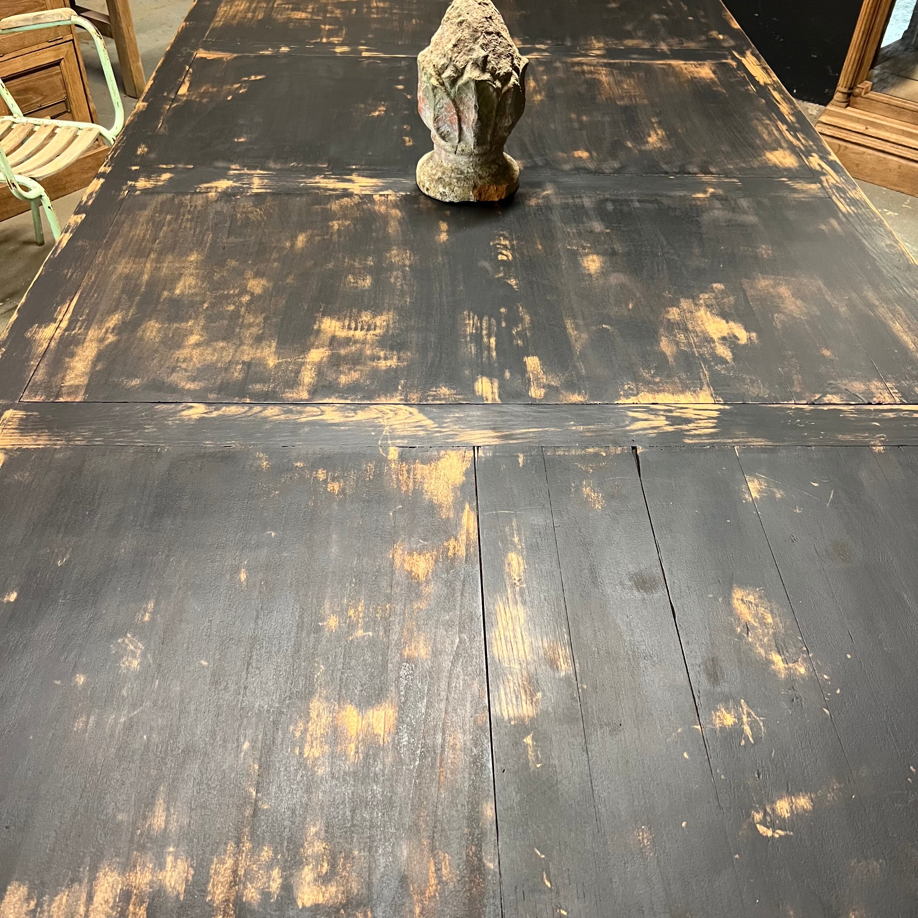 Old oak bookcase table 8 drawers