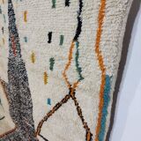 Handmade wool Berber rug 309X200 cm