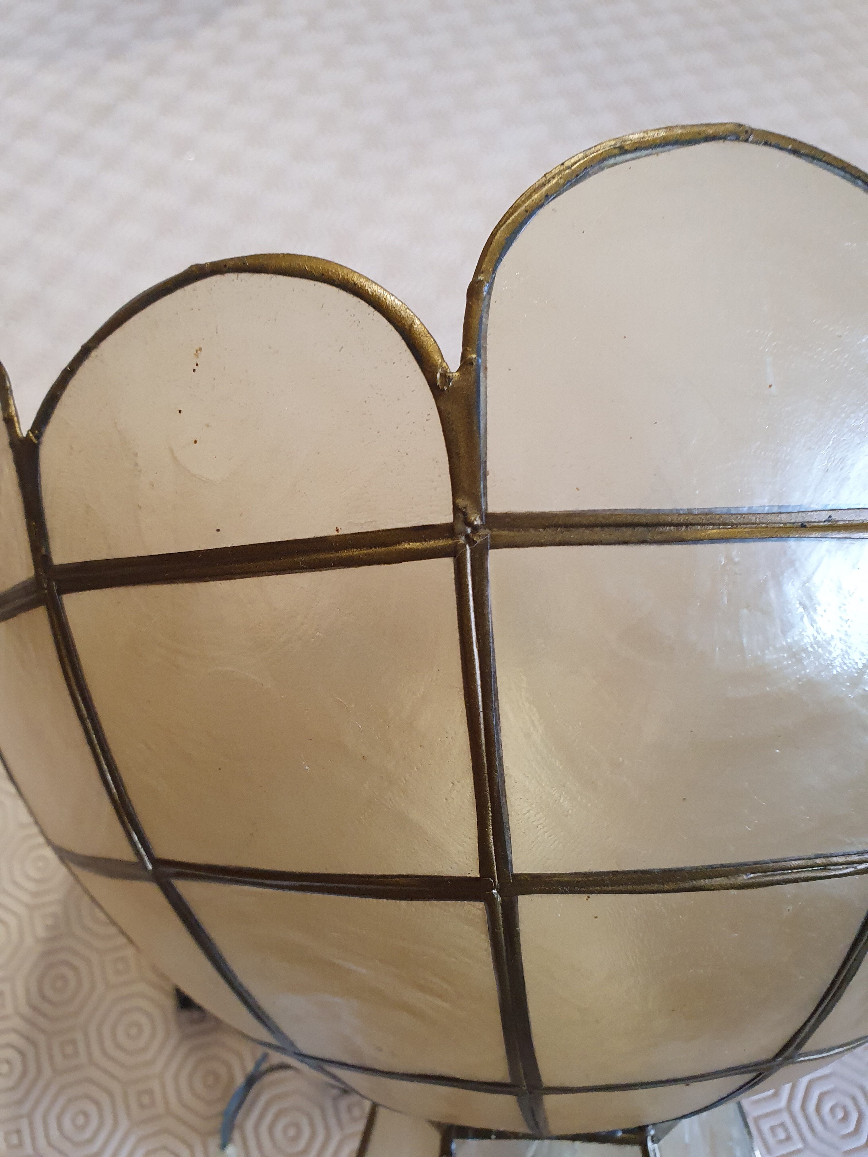 Mother-of-pearl and brass hanging