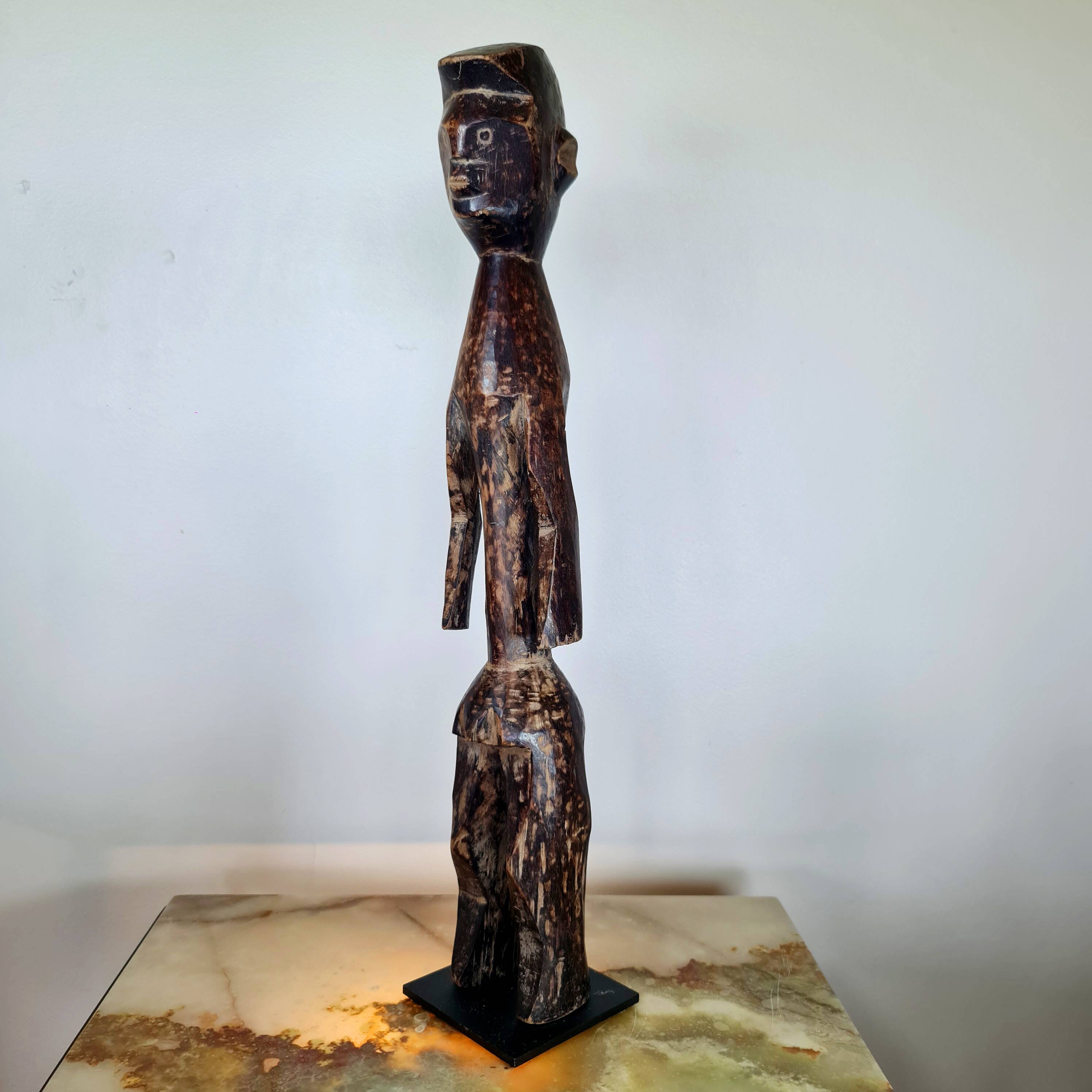 Mumuye statue on base, Height: 53 cm